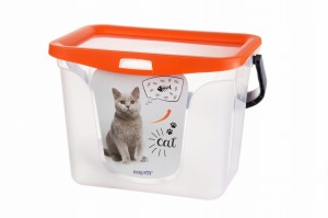 Pojemnik na karmę dla kota