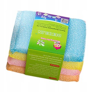 Druciaki kolorowe czyściki 4 szt