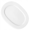 Półmisek owalny z porcelany biały duży 37 cm