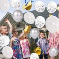 ZESTAW BALONÓW Z KONFETTI URODZINOWE NA IMPREZY 10 SZT NA HEL POWIETRZE