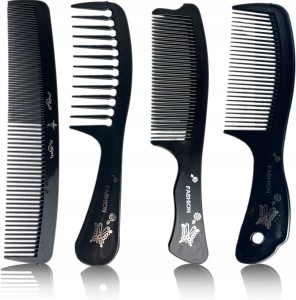 ZESTAW GRZEBIENI DO WŁOSÓW FRYZJERSKICH PLASTIKOWE 4 SZT