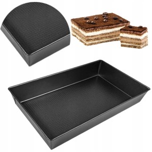 FORMA BLACHA DO PIECZENIA CIAST PROSTOKĄTNA DUŻA NON STICK