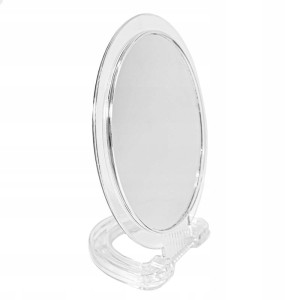 LUSTRO LUSTERKO KOSMETYCZNE DO ŁAZIENKI OWALNE