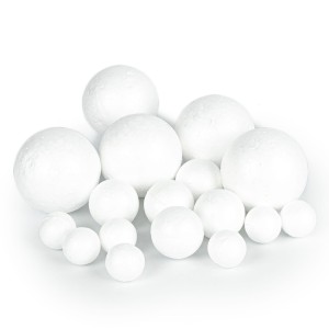 KULECZKI KULKI STYROPIANOWE DO DECOUPAGE OZDABIANIA 16 SZT