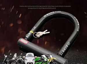 Zapięcie zabezpieczenie blokada rowerowa solidna gruba z metalu antykradzie