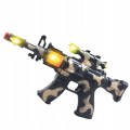 Pistolet zabawkowy karabin maszynowy snajperski ze światłem i dźwiękiem
