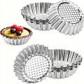 Foremki na muffiny babeczki metalowe do tarty 6 szt