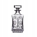 Karafka na whisky alkohol zdobiona z korkiem 740 ml