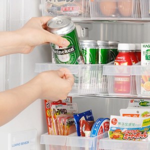 Pojemnik do lodówki do organizacji jedzenia warzyw napojów podłużny