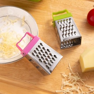 Mini tarka do sera przypraw czosnku imbiru malutka poręczna 4- stronna