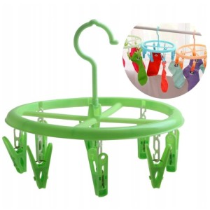 Suszarka na majtki skarpetki okrągła wieszak z klamerkami