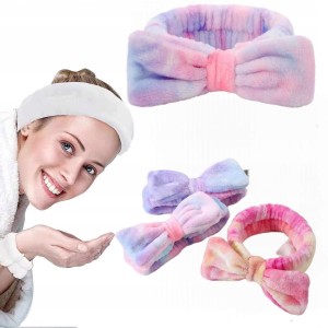 Opaska do włosów do demakijażu wieczornej pielęgnacji kosmetyczna