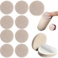 Podkładki filcowe pod meble krzesła stół samoprzylepne okrągłe bezowe 9szt