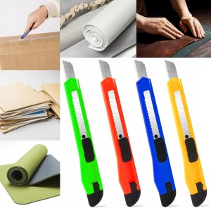 Nożyk tapicerski łamany do tapet łamane ostrze 13 cm