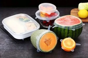 Pokrywki silikonowe na garnki miski butelki napoje uniwersalne 6 rozmiarów