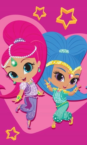 Ręcznik dla przedszkolaka dla dziecka do przedszkola 30x50 cm SHIMMER&SHINE