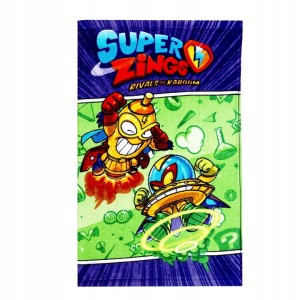 Ręcznik dla przedszkolaka dla dziecka do przedszkola 30x50 cm SUPER ZINGS