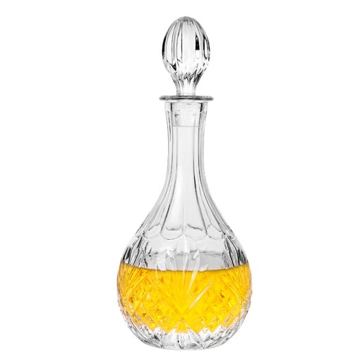 Karafka szklana na wodę sok whisky z korkiem nie wietrzeje 500 ml