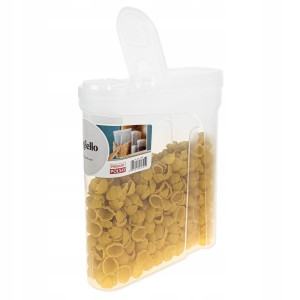 Pojemnik na artykuły sypkie 4L na makaron mąkę ryż kaszę z dozownikiem