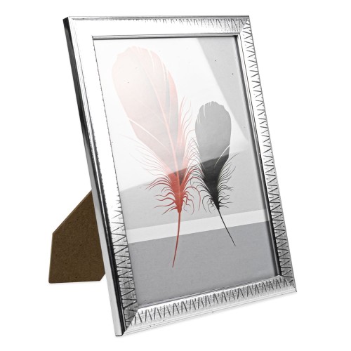 Ramka na zdjęcie fotografię do postawienia srebrna 13x18 cm