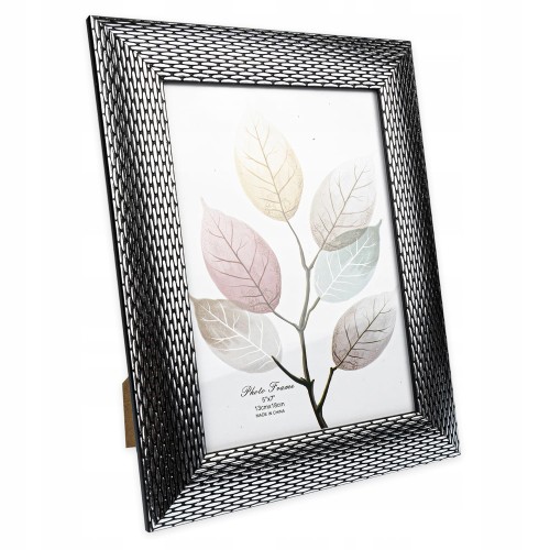 Ramka na zdjęcie zdjęcia fotografie glamour czarno srebrna 10x15 cm