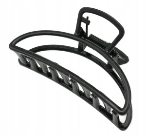 Metalowa spinka klamra do włosów czarna dobrze trzyma