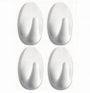 Wieszaczki samoprzylepne na ścianę płytki do łazienki kuchni do 2,5kg 4 szt