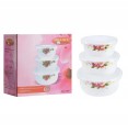 Zestaw misek emaliowanych z pokrywkami 550 ml 650 ml 750 ml 3 szt