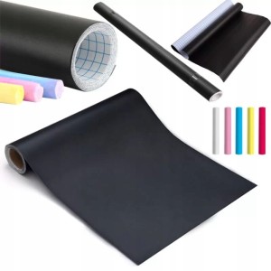 Tablica kredowa suchościeralna samoprzylepna na ścianę dla dziecka do biura