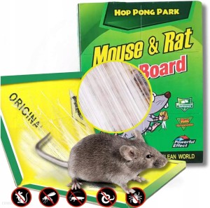 Pułapka lep na myszy szczury mocna klejąca książka z klejem rozkładana