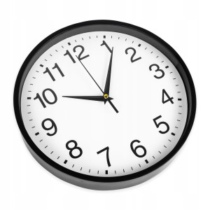 Zegar na ścianę do powieszenia okrągły fi 20 cm