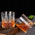 Szklanki do whisky drinków koniaku zestaw szklanek ze wzorem 6 szt 6x340ml