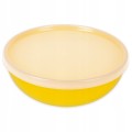 Miska plastikowa z przykrywką fi 14 cm- mix kolor