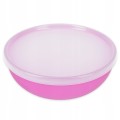 Miska plastikowa z przykrywką fi 14 cm- mix kolor