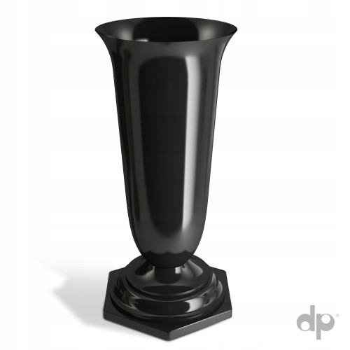 Wazon na cmentarz "2" czarny