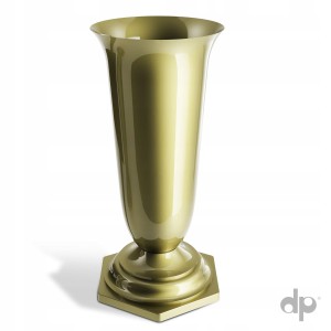 Wazon na cmentarz "2"- złoty