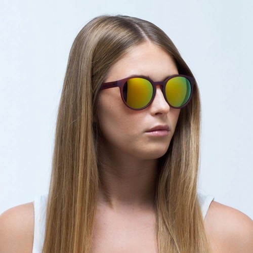 Okulary przeciwsłoneczne uniwersalne na lato czerwone UW 100%