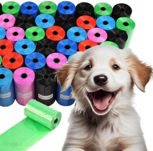 Woreczki na psie odchody kupy worki dla psów na odchody kupy 75 szt