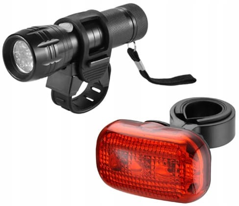 Światła lampki rowerowe światło do roweru przód i tył białe i czerwone