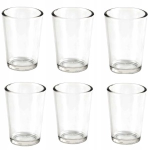 Komplet 6 szklanek zwykłych na wodę sok tradycyjne literatki 300 ml x6