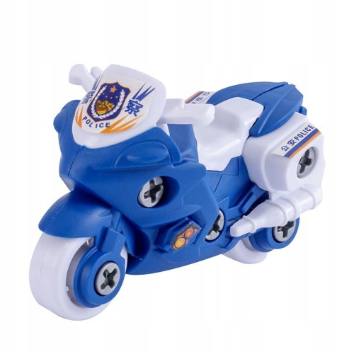 Zabawka motor policyjny zabawka dla dziecka resorak moto policja