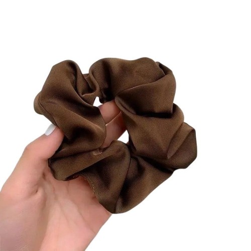 Gumka do włosów Scrunchies duża gumka do włosów materiałowa MIX WZÓR 1 szt.