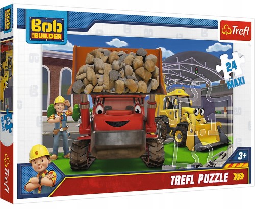 Puzzle dla dziecka TREFL Bob budowniczy 24 elementów Maxi