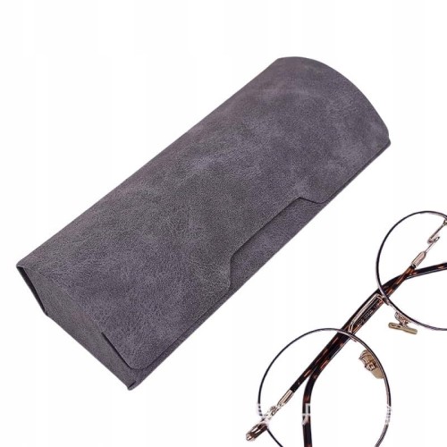 Etui na okulary magnetyczne eleganckie pokrowiec na okulary sztywny