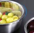 Miska metalowa na żywność kuchenna pojemna 12 LITRÓW bardzo duża 40 cm