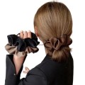 Gumka do włosów Scrunchies duża gumka do włosów materiałowa MIX WZÓR 2 szt.