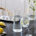 Szklana karafka ryflowana na wodę sok lemoniadę dzbanek 1Litr + KOREK
