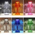 Lampka na baterie stołowa na szafkę polkę led świeci mocne światło mix kolo
