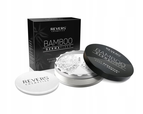 Puder BAMBUSOWY revers sypki utrwalający makijaż do cery tłustej 8 gram
