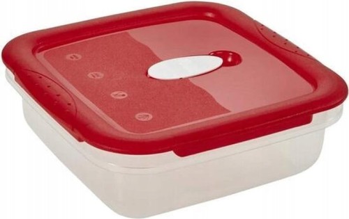 Pojemnik na żywność lunch obiad lunchbox z otworem zamykany 1l